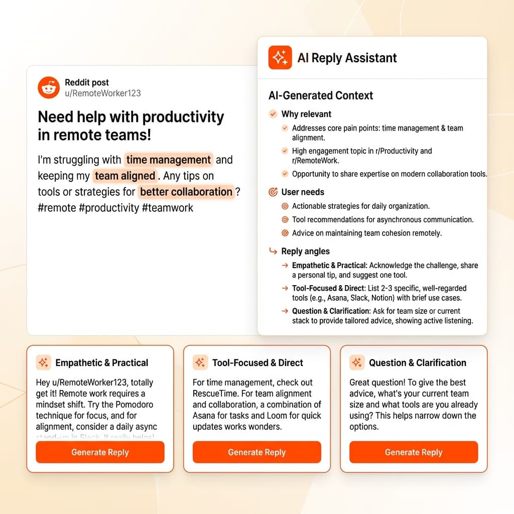 AI-powered smart reply suggestions